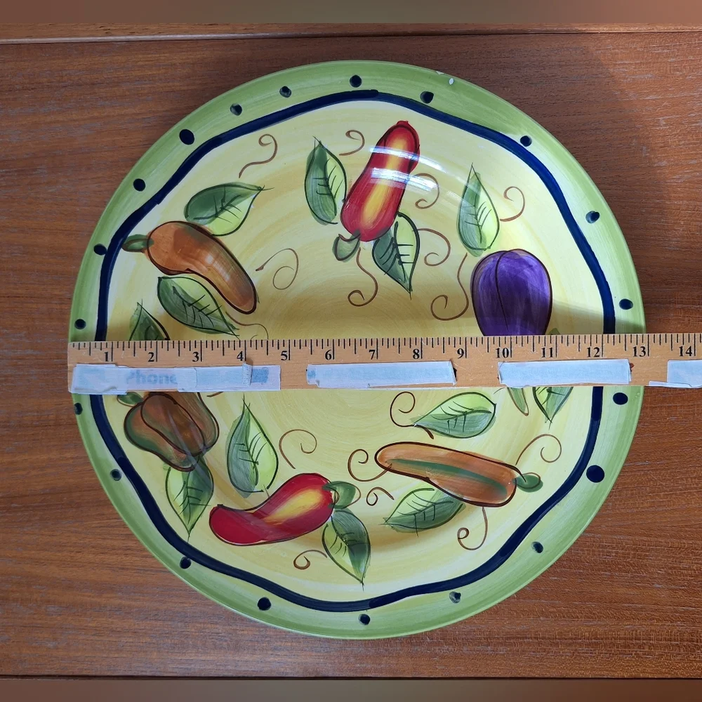 Ceramic Coupe Serving Platter 13